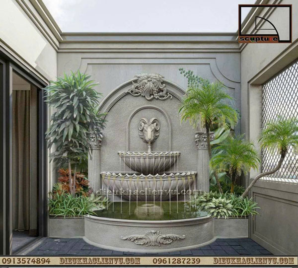 Đài nước sân vườn Châu Âu