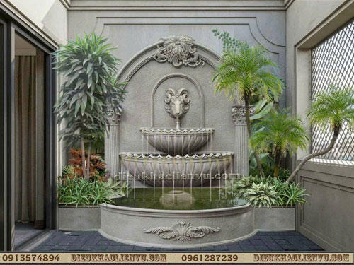 Đài nước sân vườn Châu Âu