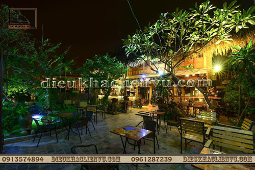 Thiết kế tiểu cảnh đẹp cho không gian quán cafe