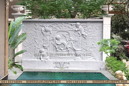 Phù điêu bé Thiên Thần composite