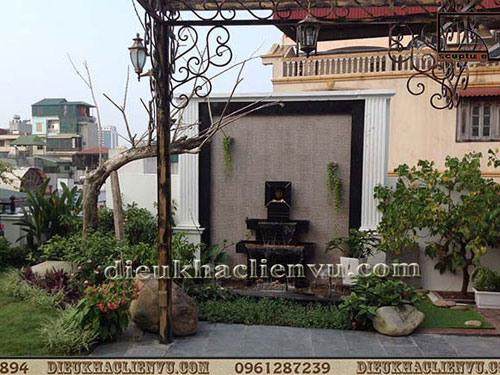 Tiểu cảnh đài phun nước